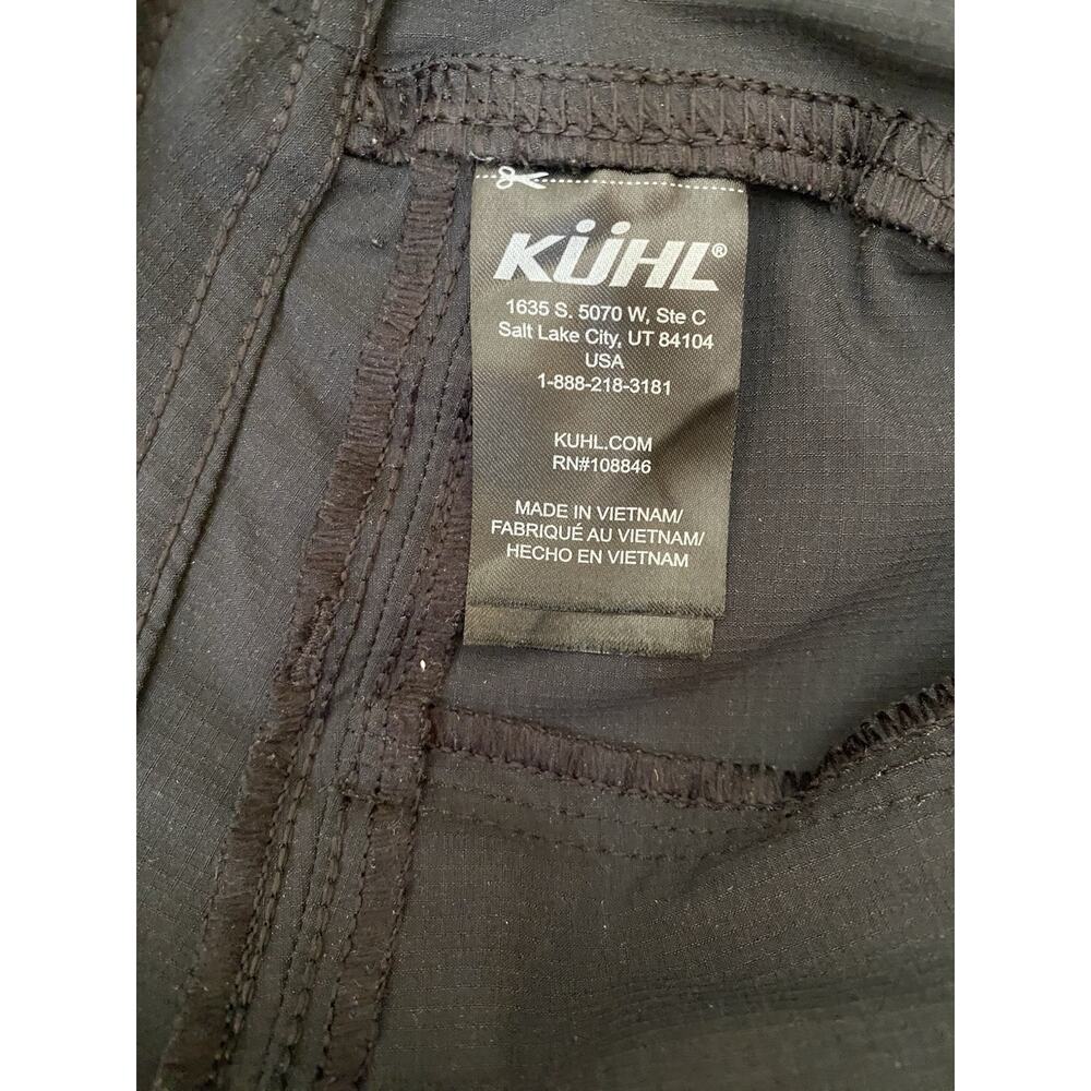 Kuhl Womens Horizon Convertible Pants Shorts Hiking Gorpcore Black Sz 12 Reg - Picture 10 of 16
